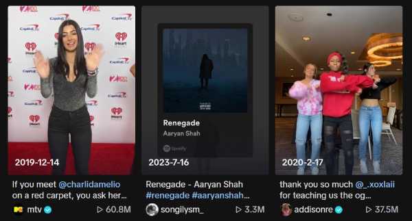 Renegade TikTok Dans Trendi