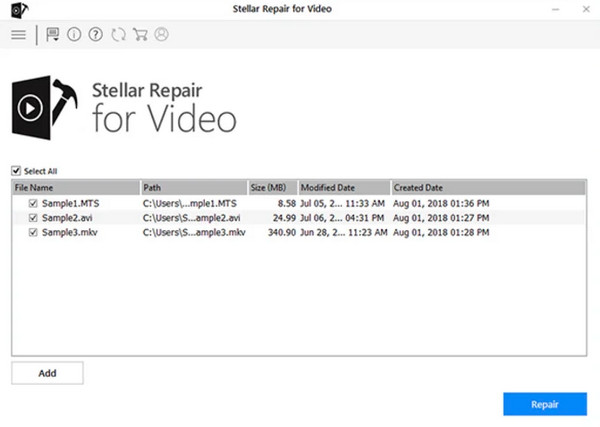 Stellar Video Repair EaseUS אלטרנטיבה