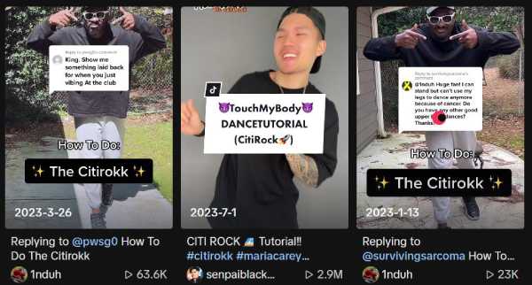 La tendenza della danza Citirokk TikTok