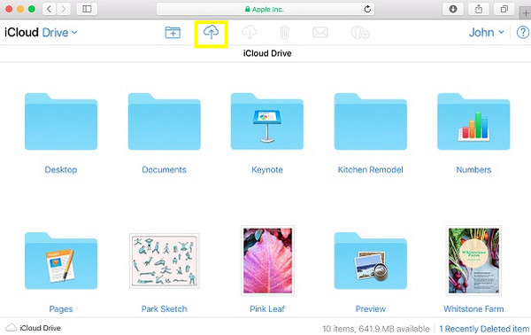 ถ่ายโอนจาก Mac ไปยัง iPhone iCloud