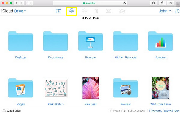 Transferați de pe Mac pe iPhone iCloud