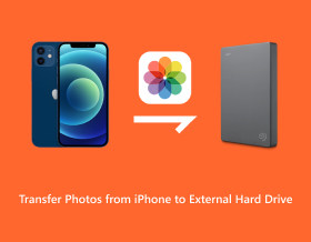 Μεταφορά φωτογραφιών από iPhone σε εξωτερικό σκληρό δίσκο