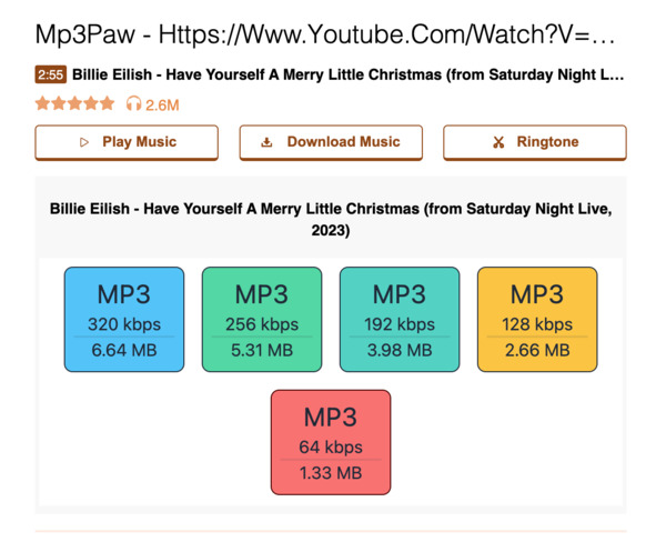 Pobieranie łącza V3 MP3PAW