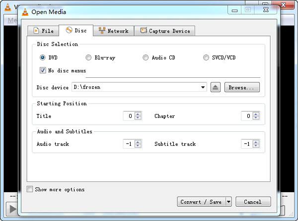 DVD in formato VLC Rip PAL