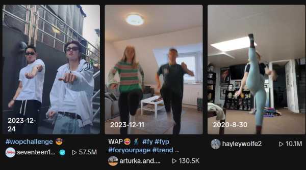 Tendenza TikTok di Wap Dance