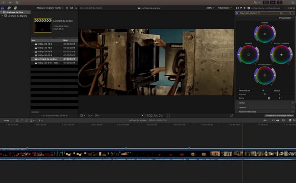 Editor video Final Cut pro 4K
