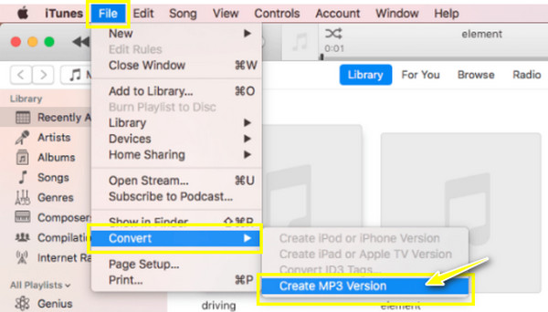Nyissa meg a Hangot az iTunes alkalmazásban