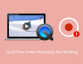 הקלטת מסך QuickTime לא עובדת 