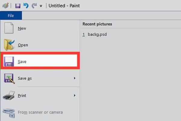שמור PicsArt צילום מסך Windows