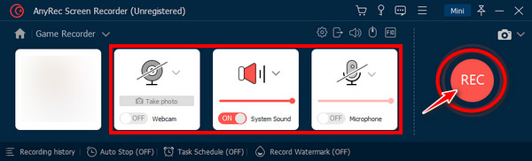 AnyRec 레코드 지오메트리 대시