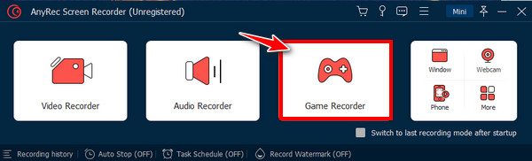 AnyRec Screen Recorder Registratore di giochi