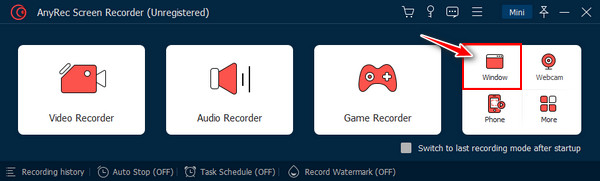 โปรแกรม Anyrec Windows Recorder