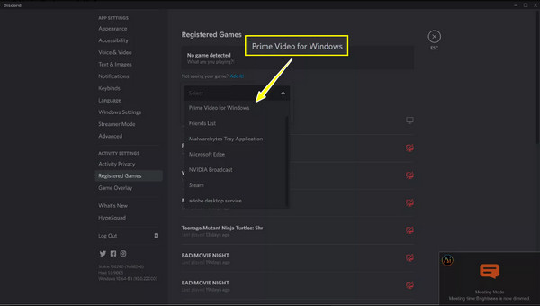 เลือก Prime Video สำหรับ Windows
