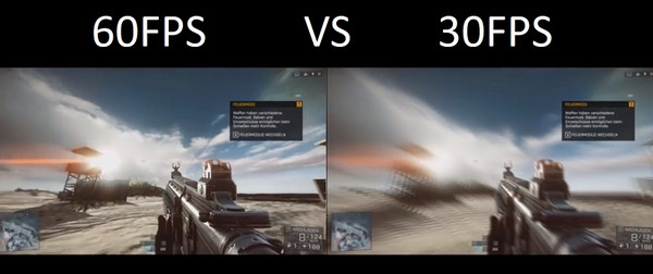 גיימינג 30FPS לעומת 60FPS