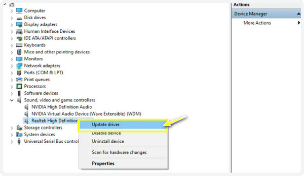 Opdater lyddriver