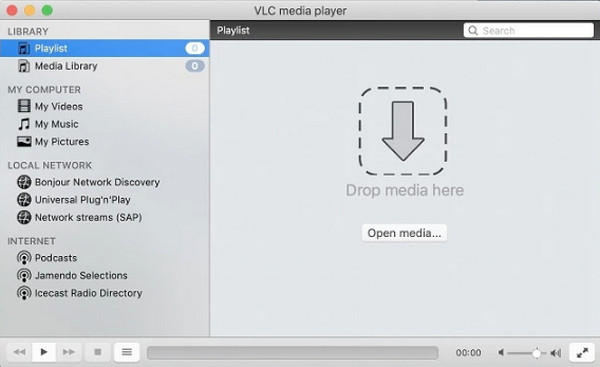 VLC Media Player เครื่องเล่น WMA สำหรับ Mac