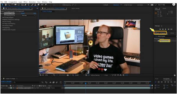 After Effects Toevoegen Korrel verwijderen