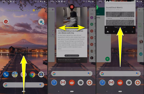Android アプリの強制終了