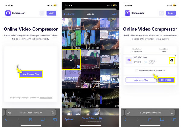 Media IO Video Compressor