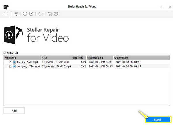 Stellar reparationsvideo