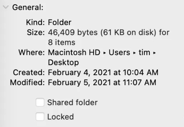 Unlock Folder Mac