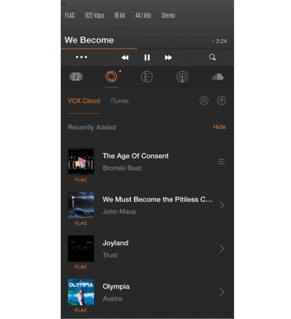 VOX Music Player