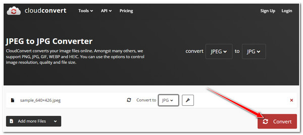 Conversão CloudConvert