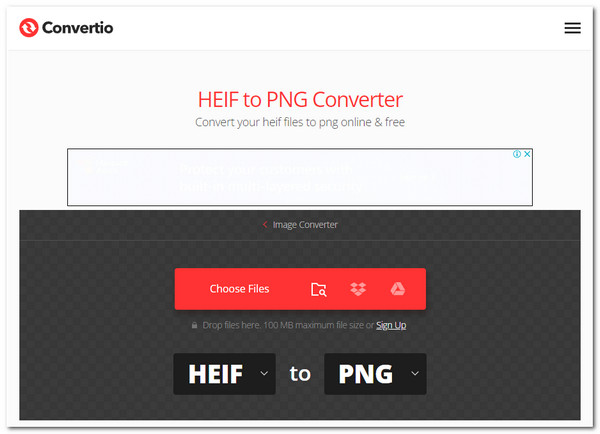 Pretvorite HEIF u PNG
