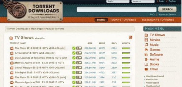 E-kitaplar Torrent indirmeleri