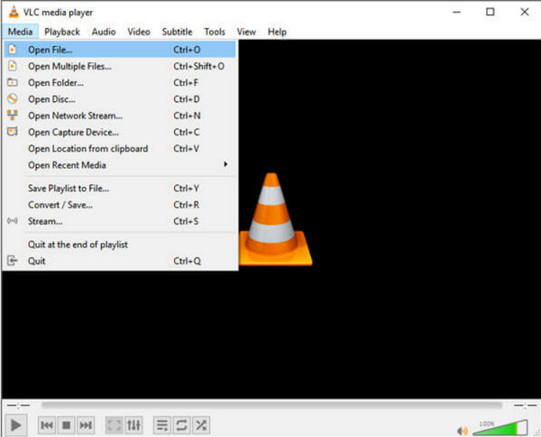 Otvaranje na Vlc Media Playeru