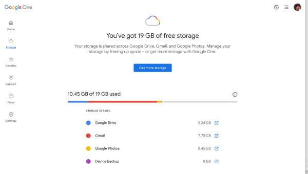 אחסון ב-Google Drive