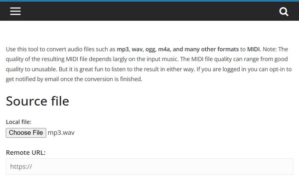 Midi 在线转换器