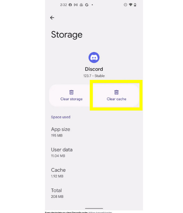 App-Cache und Daten löschen