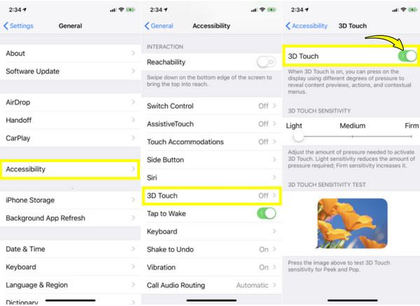 Enable 3d Touch