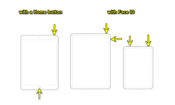 iPad Screenshot Buttons