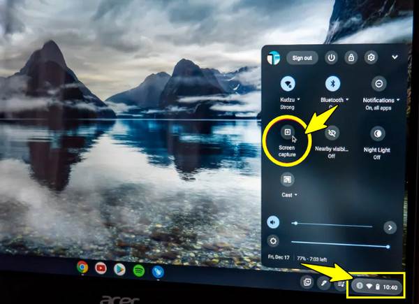 Screenshot on Chromebook Without Keys