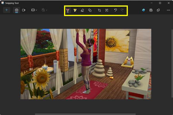 Công cụ cắt ảnh chụp màn hình chỉnh sửa Sims 4