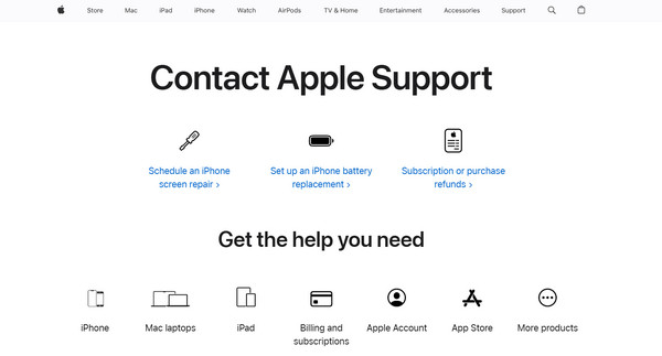 Contact Apple Support