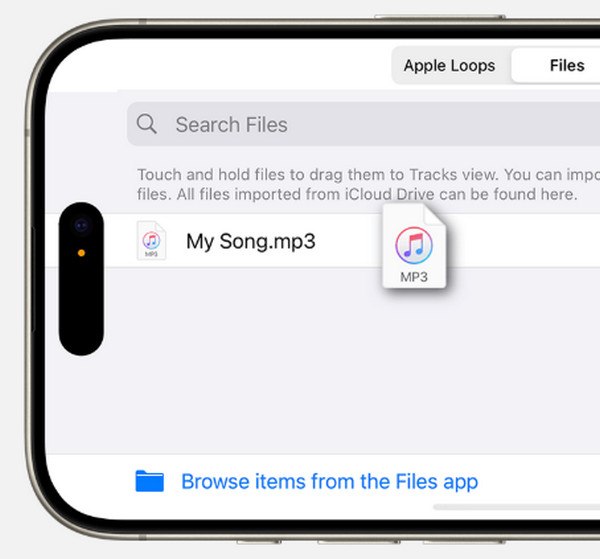 Garageband Audiodatei hinzufügen