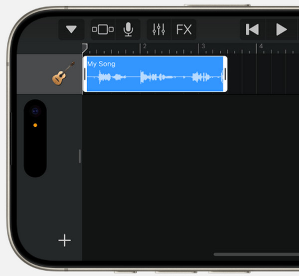 Garageband Trim-Audiodatei