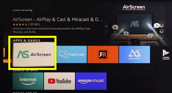 Airscreen'i Başlat