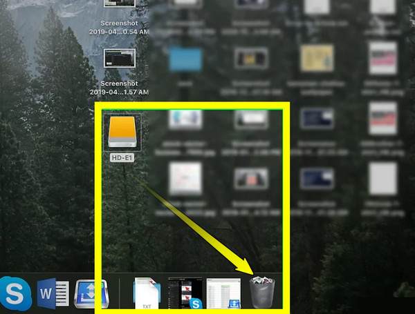Mata ut USB-minne på Mac