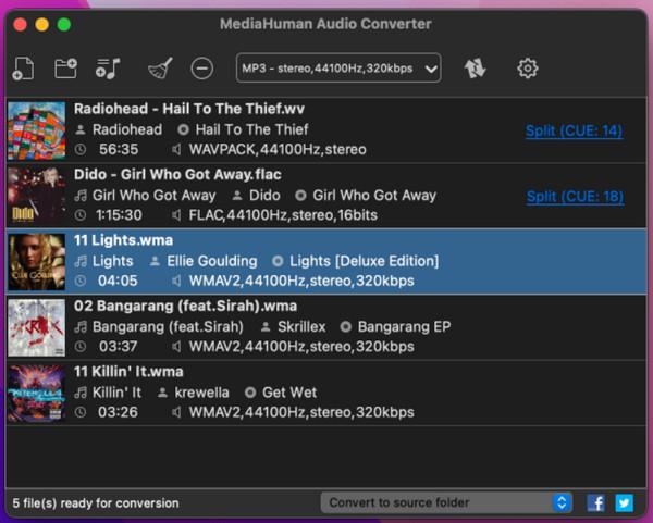 Mediahuman MP3-konverter til iPhone