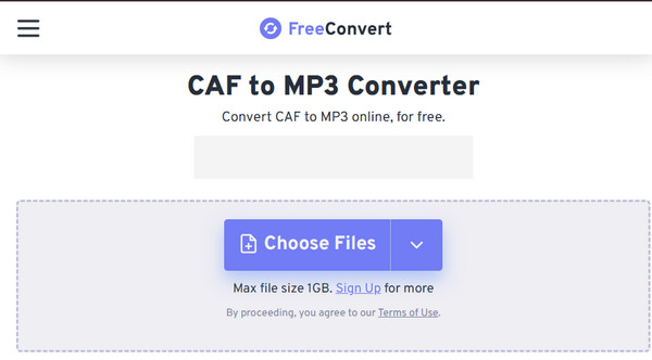 온라인 무료 Caf를 MP3로 변환