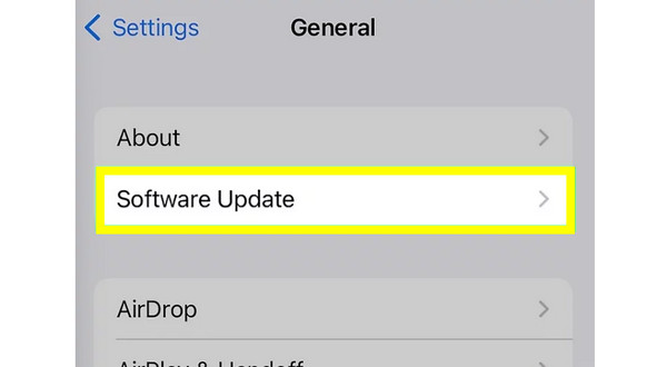 Aktualizace iOS