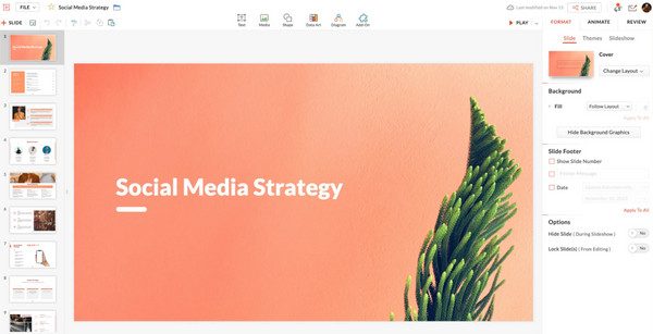 Zoho Show Prezi Alternative