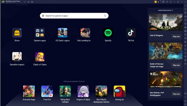 โปรแกรมจำลอง Android BlueStacks