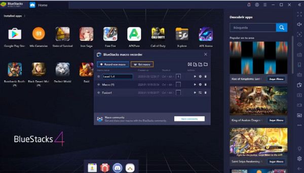 Εξομοιωτής Bluestacks Android