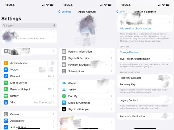 Endre Apple ID-passord