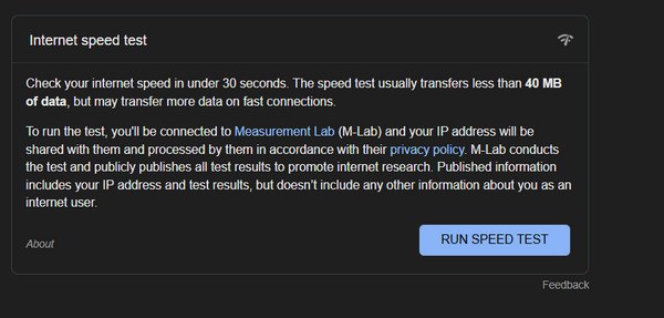 Verifique sua conexão com a Internet